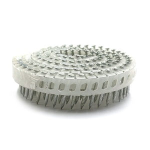 Clou à tige annelée de haute qualité à prix d'usine avec tête plate en plastique - Product Image 1