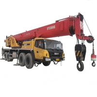 Grue de levage de camion d'occasion Sany pour les grands travaux sur les chantiers de projets, grue de 40 tonnes d'occasion