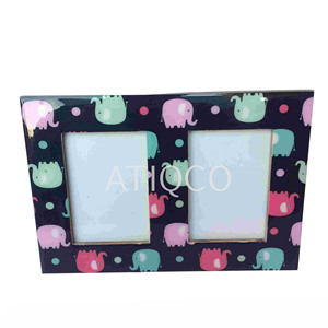 New Love Top Vente Cadre Photo En Bois Émail Double Cadre Photo Design Moderne Élégant Collage Cadre Laqué - Product Image 6