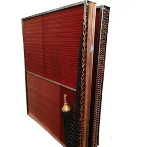 Hvac Coil Copper Tube Copper Fin Evaporator For Rice Drying