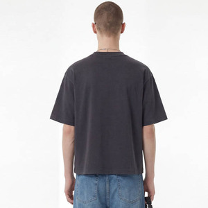 Nouvelle Collection Printemps/Été 2026 – T-shirt Homme Col Rond Manches Courtes en Coton Pur 400g, Couleur Unie (Sur Mesure) - Product Image 3
