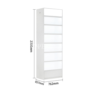 Vitrine d'exposition de parfums à éclairage LED de haute qualité, kiosque de parfums, <span class=keywords><strong>comptoir</strong></span> en <span class=keywords><strong>bois</strong></span>, présentoir de parfums pour la vente au détail - Product Image 2