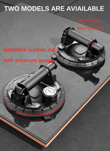 John Tools Pompe à vide de 8 pouces à <span class=keywords><strong>ventouse</strong></span> pour carreaux de verre à main robuste avec poignée en ABS et manomètre Étui gratuit - Product Image 5