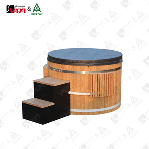 Vapasauna Eléctrica de Cedro para 4-5 Personas, Spa Exterior con Sistema de Control <span class=keywords><strong>Balboa</strong></span>, Diseño Moderno para Uso en Hoteles - Product Image 5