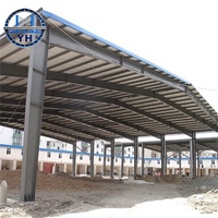 Structure légère en acier pour la construction, entrepôt, structure métallique industrielle, bâtiment préfabriqué, acier au carbone Q235/Q345