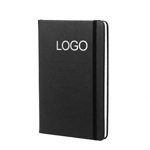 X515-1 Business Custom Logo Portable UV Printed Premium Black Pu Leather Hardcover Organizer/Planner <b>Journal</b> for Corporate Gifts - Product Image 2