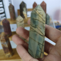 Cristal naturel de haute qualité en gros Meditationl Creek Jasper Point de pierre brute pour cadeau