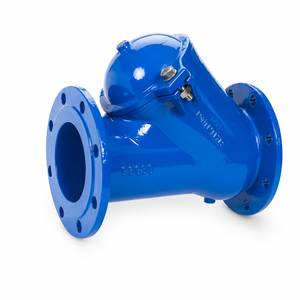 Clapet anti-retour à disque en caoutchouc à passage plein, en fonte ductile haute performance PN10 PN16, anti-colmatage, à brides, pour traitement de <span class=keywords><strong>l</strong></span>'eau - Product Image 1