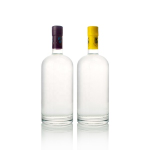 Bouteille en verre de 750 ml pour spiritueux français, whisky, brandy, à vendre, bouteilles en verre à boire avec couvercles - Product Image 2