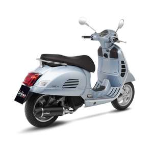 Sistema di scarico Nero moto per VESPA GTS 125 I.e./SUPER 2021-2024 nuovo tubo marmitta in acciaio scatolato - Product Image 2