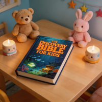 Services OEM de Bibles pour enfants imprimées sur mesure, livre religieux pour enfants avec logo personnalisé, couverture rigide, estampage à chaud doré