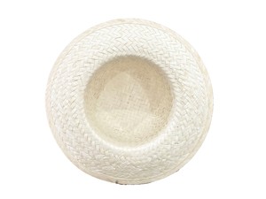Nouveau style d'été Chapeau canotier à calotte plate en paille de blé naturelle, couleur naturelle, vente en gros - Product Image 6