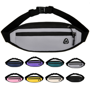 Cremallera a prueba de agua de color personalizable, cinturón de nailon con cierre Logotipo deportivo diario Correr Senderismo Viajes Al Aire Libre Unisex Riñonera/ - Product Image 2