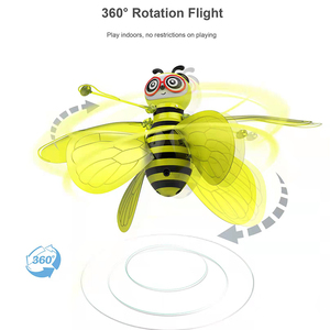 LONGXI Flying Bee, drone <span class=keywords><strong>hélicoptère</strong></span> jouet avec capteur de geste, capteur infrarouge, piles incluses, utilisation intérieure-extérieure, prêt à l'emploi - Product Image 6