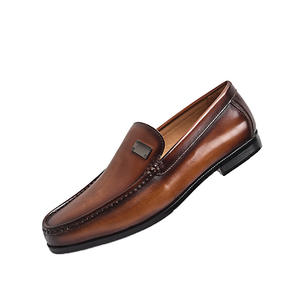 Zapatos de cuero de negocios formales para hombre de nuevo estilo, zapatos informales antideslizantes y cómodos, zapatos de vestir para bodas y banquetes hechos a mano - Product Image 2