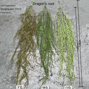 Plantas Artificiales de Plástico Verde, Bambú Colgante, Hierba Dragón, Flor del Bosque, Vegetación Artificial al por Mayor - Product Image 2