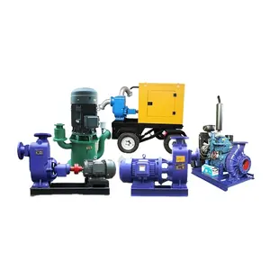Heavy Duty Water Pump Mobile Diesel Water Pump With Trailer For Farm Agricultural Irrigation