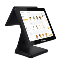Système de point de vente Gilong GL-K2 Windows 10 avec écran tactile Intel I5, imprimante et lecteur de codes-barres pour les petites entreprises de vente au détail