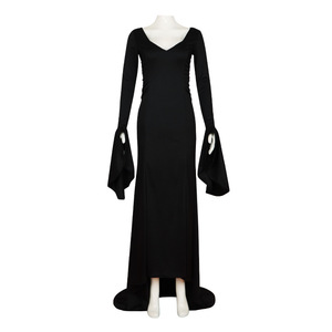 Costumi Cosplay della <span class=keywords><strong>Famiglia</strong></span> Adams, Abiti di Wednesday, Morticia e Pugsley, Vestiti per Feste di Halloween - Product Image 5
