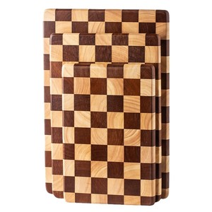 Checkerboard Cutting Board <b>Wooden</b> Rectangle Anti Odor Kitchen Chopping <b>Block</b> Multiple Sizes Available - Product Image 5
