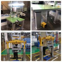 Columnas de Elevación de 2 Etapas, Eléctricas, de Alta Velocidad, para Mesa Ajustable, Kit de 4 Piezas