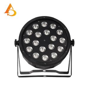 Nueva Lámpara LED Par Can Delgada de Plástico con 18 LED de 18W 6en1 RGBWAUV - Product Image 2