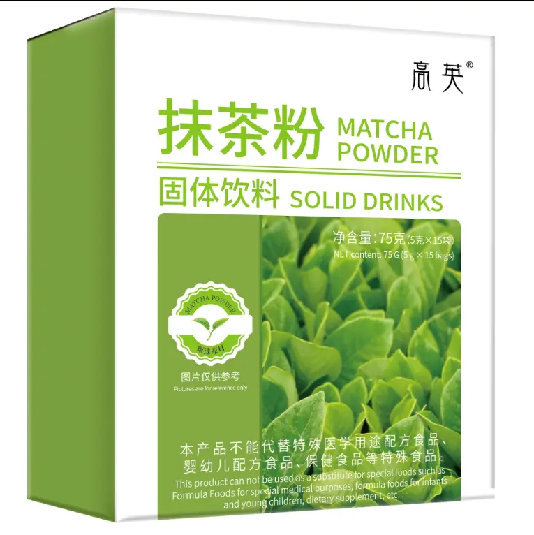 Bubuk ekstrak teh hijau alami murni kualitas tinggi bubuk Matcha instan