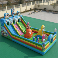 Château gonflable d'extérieur pour enfants avec toboggan, château gonflable pour maison de rebond pour enfants
