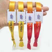 Bracelet en tissu pour événement, haute qualité, NFC FM1108 Ntag 213 Ntag 215 Ntag216, avec fermeture à bouton-pression tissé