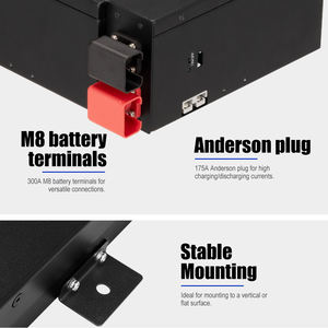 Baterai ATEM POWER Lifepo4 12v 200ah Baterai Lithium Lifepo4 dengan BMS Terintegrasi dan Kontrol Aplikasi untuk Catu Daya Berkemah Offroad 4X4 - Product Image 6