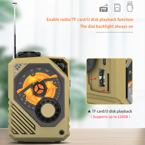 Đa ban nhạc AM/FM/SW đài phát thanh khẩn cấp <span class=keywords><strong>Hand</strong></span> <span class=keywords><strong>Crank</strong></span> điện đèn Pin noaa thời tiết đài phát thanh cảnh báo SOS báo động Dynamo Powered đèn pin - Product Image 5