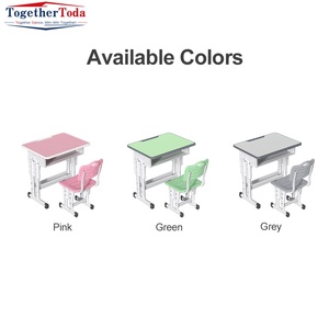 Muebles Escolares Económicos y Duraderos Específicos para el Aula Moderna, Conjunto de Escritorio y Silla Individual para Estudiantes - Product Image 6