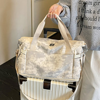Sac de voyage et de sport grande capacité à imprimé léopard, résistant à l'eau, avec compartiment à chaussures indépendant, idéal pour les voyages d'affaires et le yoga