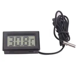 Mini LCD termometro digitale frigorifero congelatore misuratore di temperatura-50 ~ 110 gradi frigorifero termometro acquario refrigeratori sonda 1M