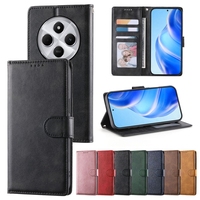 Étui portefeuille en cuir PU pour Redmi A5 A3 15 4G 5G 15A 15C 14C 13 13C NOTE 15 Pro Plus 14 13 12 12S 11S avec fentes pour cartes et support rabattable