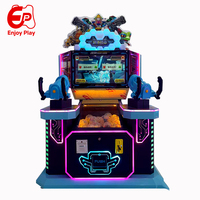 Machine de jeu d'arcade de luxe à monnayeur pour 2 joueurs, certifiée CE, avec pistolet en métal, version Anglais/Espagnol, pour centre commercial