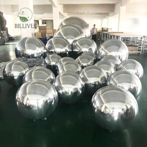 Boule miroir gonflable géante en PVC personnalisée de 2 m, décorations colorées pour mariage, fête et vacances - Product Image 4