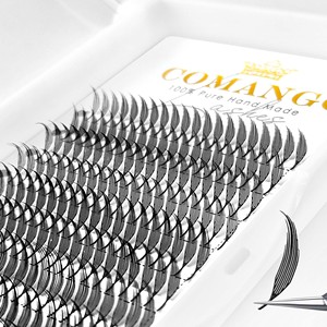 Nouvelle conception, <span class=keywords><strong>cils</strong></span> synthétiques faits à la main, effet tour/spire, courbure CC, vente en gros pour <span class=keywords><strong>cils</strong></span> pré-faits doux CD Comics, extension de <span class=keywords><strong>cils</strong></span> naturels - Product Image 2