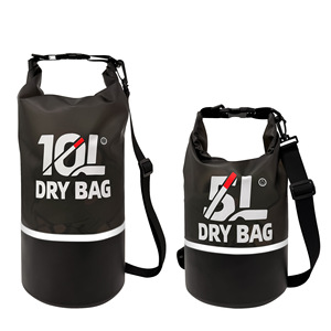 กระเป๋าแห้งกันน้ำขนาดใหญ่ 5 ลิตร/10 ลิตร สำหรับกิจกรรมกลางแจ้ง สะท้อนแสง เหมาะสำหรับชายหาด ล่องแก่ง และว่ายน้ำ - Product Image 3