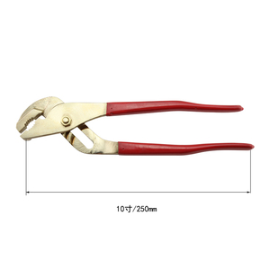 Aluminum Bronze Conducting Static <strong>Electricity</strong> Anticorrosive DIY Water Pump <strong>Pliers</strong> 10" Rubber Handle for Liquefied Petroleum Gas - Product Image 4