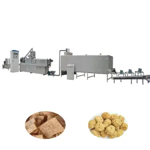 Hot sale textured soybean protein making machine soya meat processing line