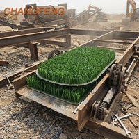 Tapis de sport réversible en PP lavable et écologique, fabriqué à la machine, pour la prospection d'or, gazon artificiel pour terrain de sport