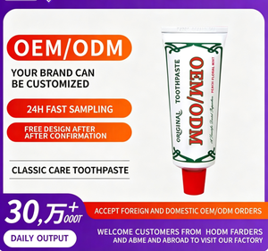 ยาสีฟันเคมีสูตรดั้งเดิม OEM/ODM รสพีช ฟลอรัลมิ้นท์ เฟรชมินท์ ขนาดปกติ ลมหายใจสดชื่น ใช้ในบ้าน สำหรับผู้ใหญ่ - Product Image 2