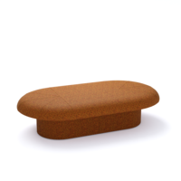 Großes Gebogenes Sofa im Nordischen Stil Halbkreisförmiges Modernes Halbrund-Sofa für Öffentliche Räume