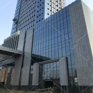 Contemporary Office Buildings Mirror <strong>Facade</strong> <strong>Cladding</strong> Insulated Glass Stick <strong>System</strong> Curtain Wall - Product Image 5