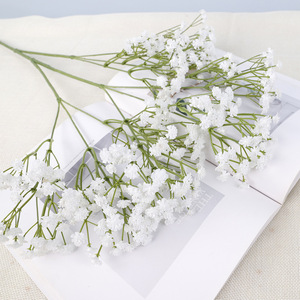Artificial Baby's Breath Flowers Extra Large White Soft Wedding Home Decor Ornaments QH-43019 - Product Image 1