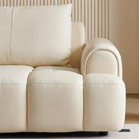 112062 Quanu prix d'usine ensemble de canapés de meubles européens de luxe Design unique dossier doux ensemble de canapés confortables blancs