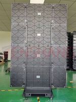 Letrero LED Plegable de Aluminio Fundido a Presión con Unión sin Costuras, Pantalla Publicitaria LED Inteligente de Tres Pliegues para Ferias Comerciales y Tiendas Minoristas