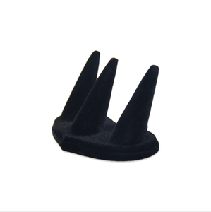 Black Velvet <span class=keywords><strong>Finger</strong></span> <span class=keywords><strong>Ring</strong></span> <span class=keywords><strong>Display</strong></span> Showcase Chủ Tổ Chức Đồ Trang Sức Lưu Trữ Trang Sức Jewel <span class=keywords><strong>Ring</strong></span> <span class=keywords><strong>Display</strong></span> - Product Image 2