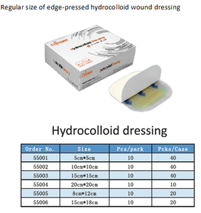 Perawatan luka hidrokoloid penyerap berdandan untuk pengobatan residu kaki - Product Image 6